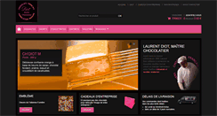 Desktop Screenshot of chocolats-diot.fr