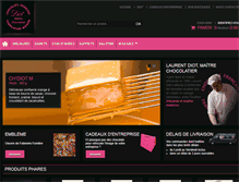 Tablet Screenshot of chocolats-diot.fr